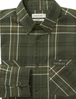 Chevalier Willow Flannel Shirt flanellipaita, tummanvihreä