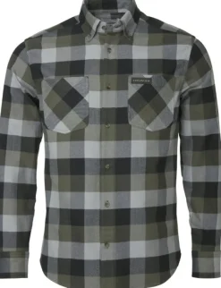 Chevalier Willow Flannel Shirt Men flanellipaita, Green Checked