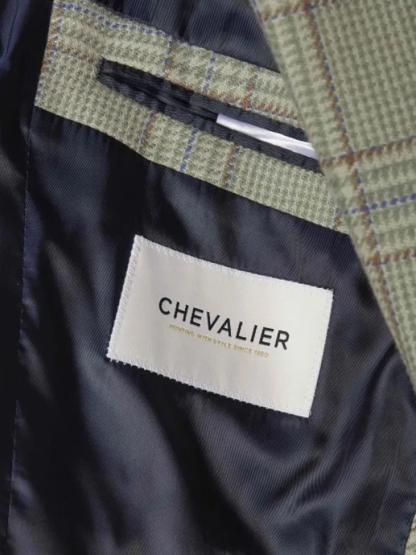 Chevalier Wiston Tweed Blazer, Willow Green Checked