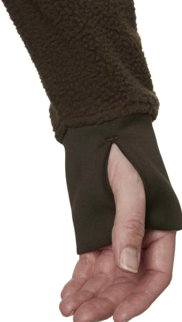 Chevalier W's Pax Light Pile Jacket Leather Brown