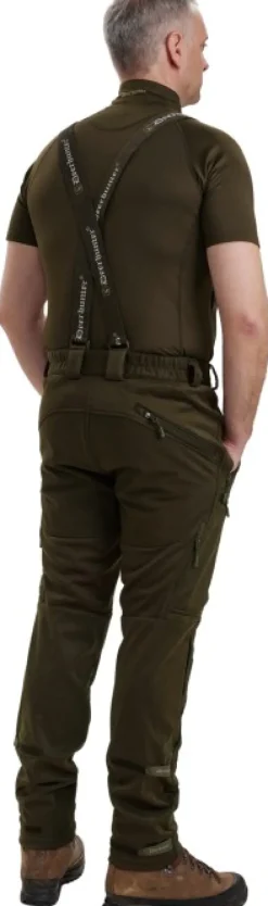 Deerhunter Excape Softshell Trousers metsästyshousut, vihreäruskea