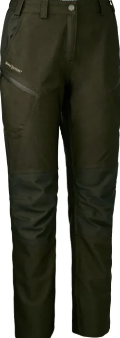 Deerhunter Lady Chasse Trousers naisten metsästyshousut, vihreäruskea