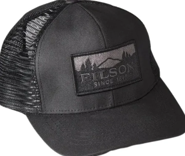 Filson Logger Mesh Cap lippalakki, musta