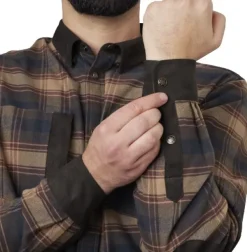 Härkila Aivak L/S Shirt flanellipaita, oliivinvihreä