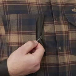 Härkila Aivak L/S Shirt flanellipaita, oliivinvihreä