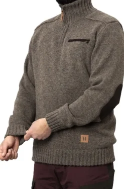 Härkila Annaboda 2.0 HSP Knit Pullover neulepusero, ruskea