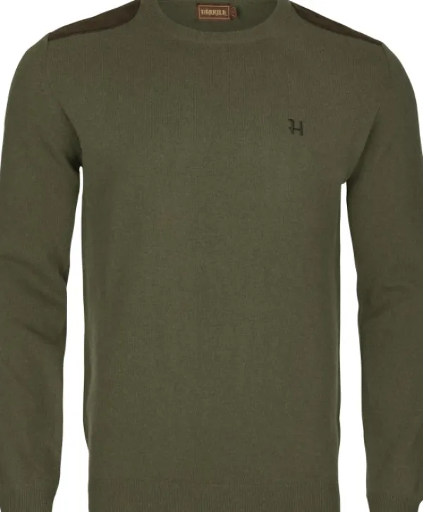Härkila Arran Pullover villapusero, oliivinvihreä