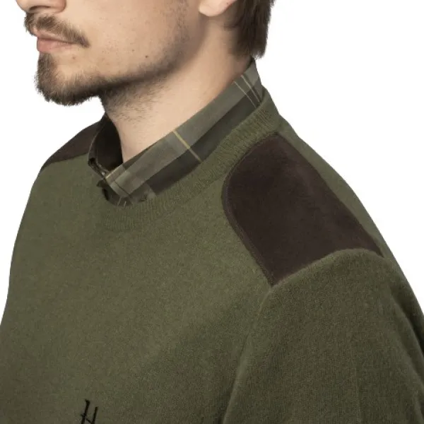 Härkila Arran Pullover villapusero, oliivinvihreä