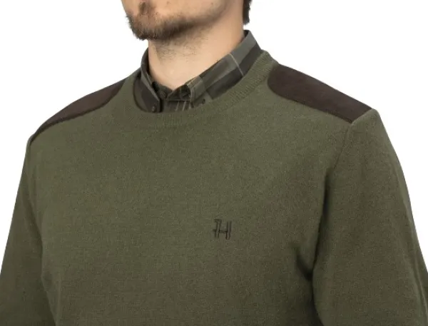 Härkila Arran Pullover villapusero, oliivinvihreä