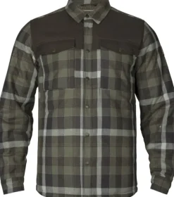 Härkila Asmund Insulated Wool Shirt paita, Willow Green/Phantom