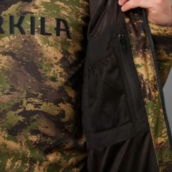 Härkila Deer Stalker Camo HWS Jacket AXIS MSP metsästystakki, Forest Green