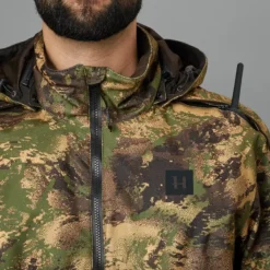 Härkila Deer Stalker Camo HWS Jacket AXIS MSP metsästystakki, Forest Green