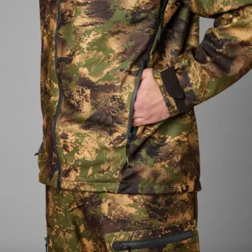 Härkila Deer Stalker Camo HWS Jacket AXIS MSP metsästystakki, Forest Green