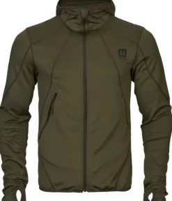 Härkila Deer Stalker Full-Zip Fleece Hoodie Willow Green