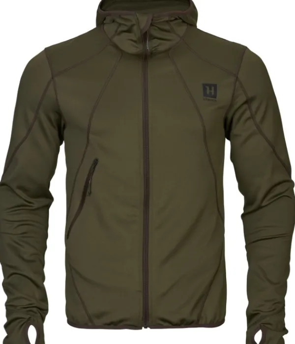 Härkila Deer Stalker Full-Zip Fleece Hoodie Willow Green