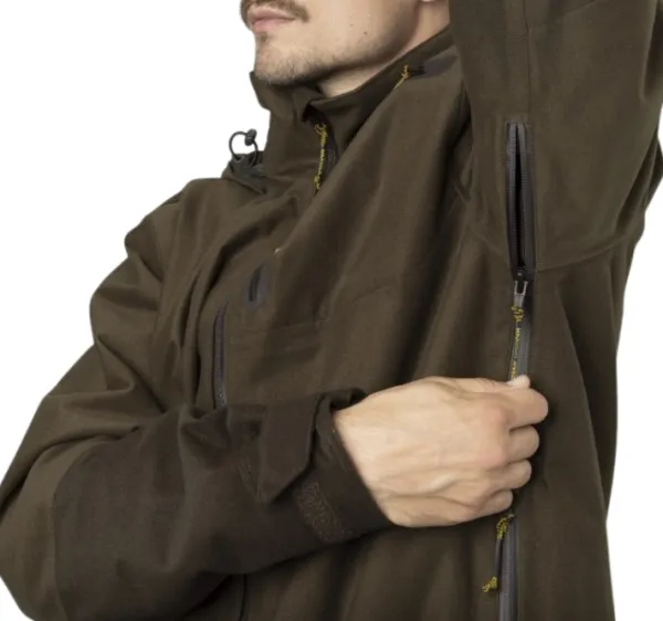 Härkila Forest Hunter GTX Jacket metsästystakki, Hunting Green/Shadow Brown