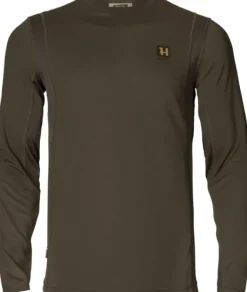 Härkila Forest Hunter L/S T-Shirt t-paita, Hunting Green/Shadow Brown