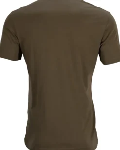 Härkila Graphic T-shirt puuvillainen t-paita, 2 kpl, ruskea/harmaa