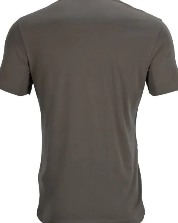 Härkila Graphic T-shirt puuvillainen t-paita, 2 kpl, ruskea/harmaa