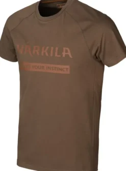 Härkila Logo T-Shirt 2-Pack Willow Green/Slate Brown