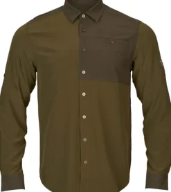 Härkila Logmar Lightweight L/S Shirt Dark Olive/Willow Green