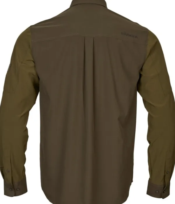 Härkila Logmar Lightweight L/S Shirt Dark Olive/Willow Green