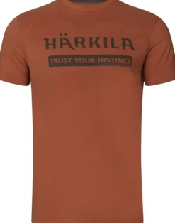 Härkila Logo S/S T-shirt paita, Arabian Spice