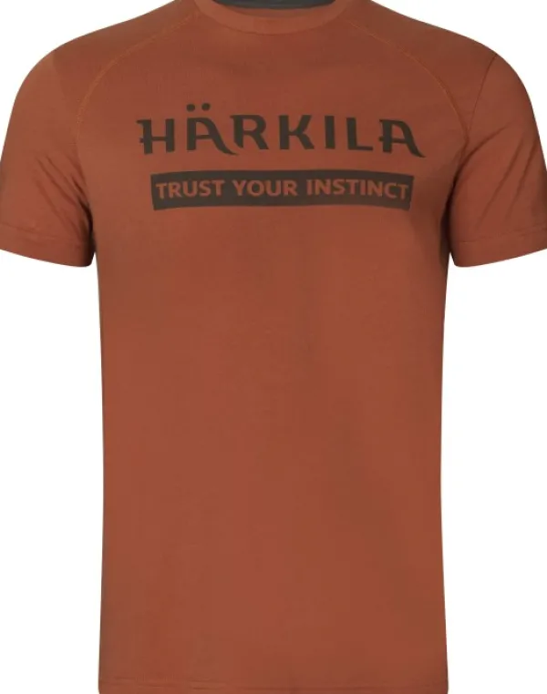 Härkila Logo S/S T-shirt paita, Arabian Spice
