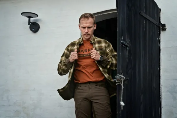 Härkila Logo S/S T-shirt paita, Arabian Spice