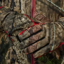 Härkila Moose Hunter 2.0 GTX metsästyskäsineet MossyOak Break-Up, camo/punainen