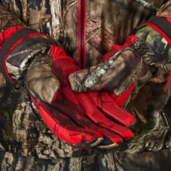 Härkila Moose Hunter 2.0 GTX metsästyskäsineet MossyOak Break-Up, camo/punainen