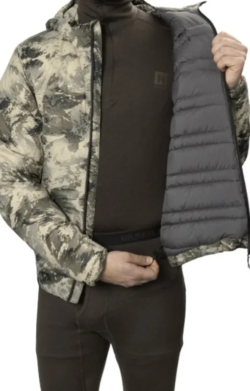 Härkila Mountain Hunter Expedition Packable Down Jacket untuvatakki metsästykseen, AXIS MSP® Mountain