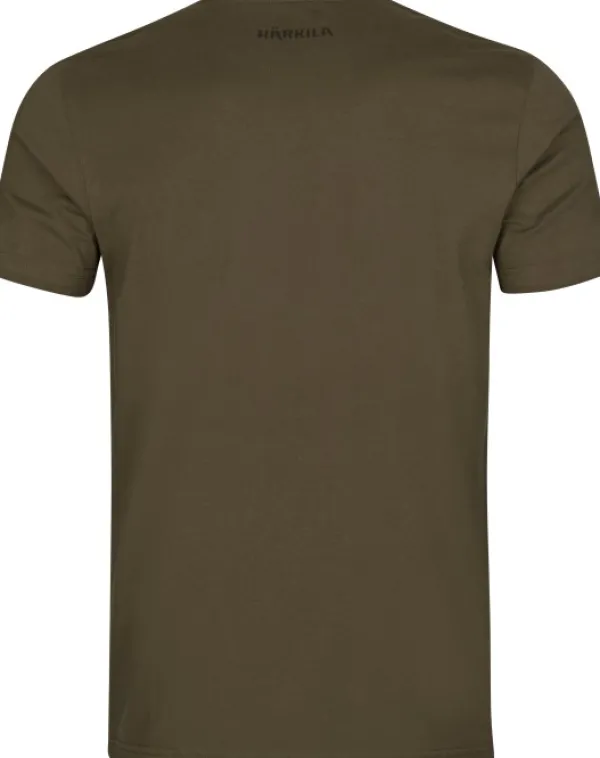 Härkila Nature S/S T-Shirt t-paita, tummanvihreä