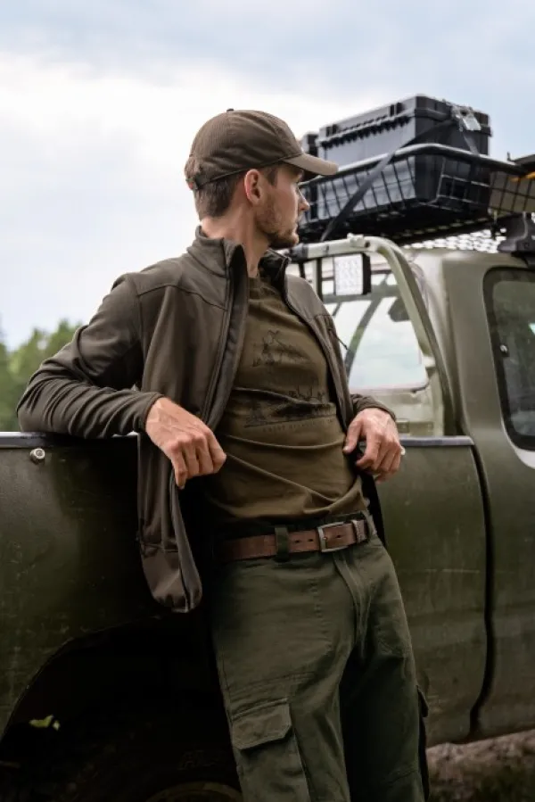 Härkila Nature S/S T-Shirt t-paita, tummanvihreä