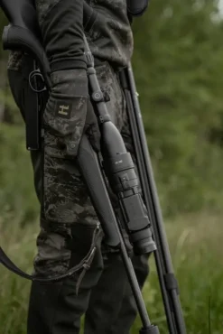 Härkila NOCTYX Camo Silent Trousers metsästyshousut, AXIS MSP®Black