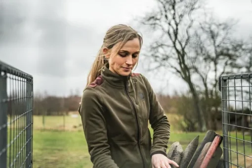 Härkila Oda Fleece Jacket naisten fleecetakki, Willow Green