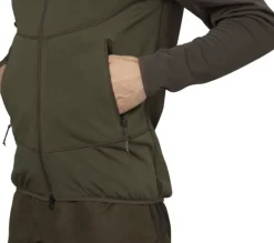 Härkila Olaf Fleece Jacket takki, Willow Green/Shadow Grey