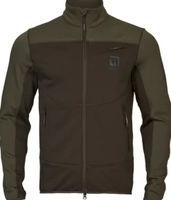 Härkila Olaf Fleece Jacket Shadow Brown/Forest Night