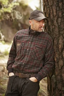 Härkila Pajala -puuvillapaita punainen