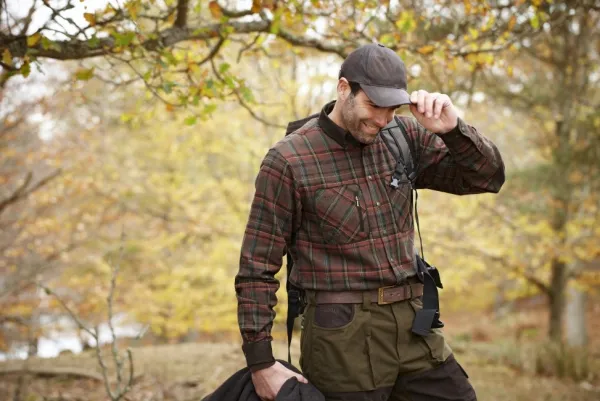 Härkila Pajala -puuvillapaita punainen