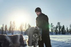 Härkila Trygve Beanie fleecepipo, Willow Green