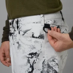 Härkila Winter Active WSP Trousers AXIS MSP lumicamo metsästyshousut, Snow