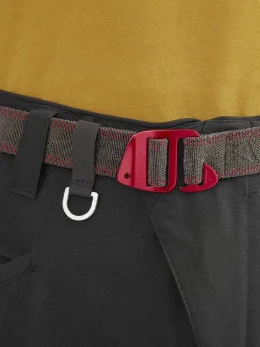 Klättermusen Megingjord Stretch Belt joustava vyö, musta/punainen