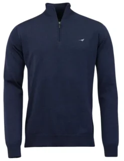 Laksen Norfolk Zip-Neck villapusero, Supernavy