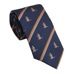 Laksen Regimental Stripe Duck Tie solmio