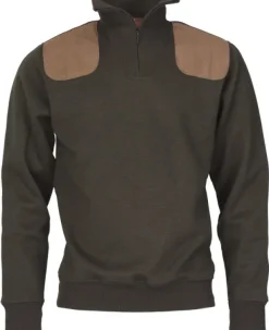 Laksen Windsor Windproof Knit tuulenpitävä pusero, tummanruskea