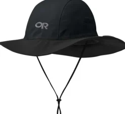 Outdoor Research Outdoor Reserach Seattle Rain Hat vedenpitävä lierihattu, musta