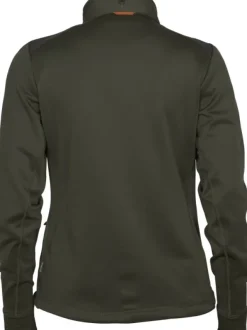 Pinewood Abisko Power Fleece naisten fleecetakki, tummanvihreä