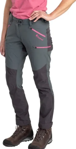 Pinewood Abisko Trouser naisten ulkoiluhousut, Urban Grey/Dark Anthracite