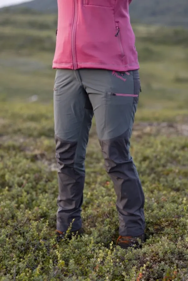 Pinewood Abisko Trouser naisten ulkoiluhousut, Urban Grey/Dark Anthracite